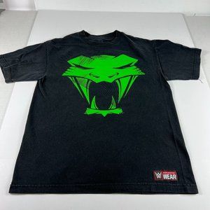 WWE RKO Randy Orton The Viper Shirt Medium Black & Green Faded Short Sleeve Tee